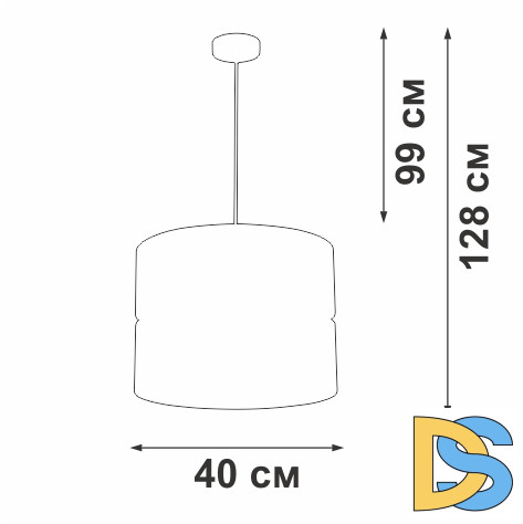Подвесной светильник Vitaluce V2856-0/1S