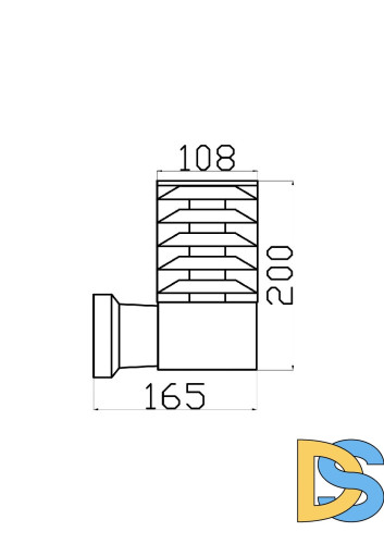 Уличный настенный светильник Maytoni Bronx O576WL-01GR