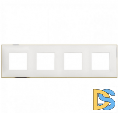 Рамка 4-я Белый/Золото Btichino Classia