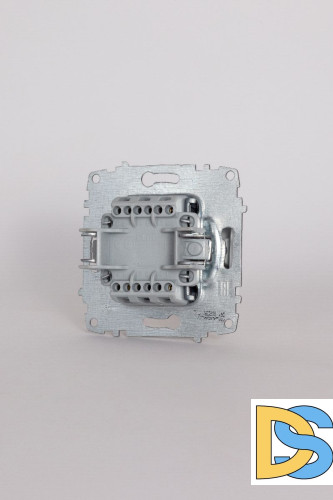 Выключатель двухклавишный ELBI Jazz 607-010200-202