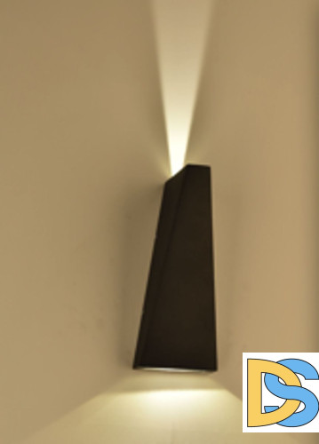 Уличный настенный светодиодный светильник Maytoni Times Square O580WL-L6B