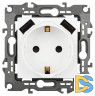 Розетка со шторами и 2 USB Эра 12-4109-01М Б0065728