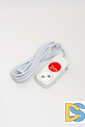 Удлинитель 2вх с защитными шторками ELBI Myra 527-010202-230