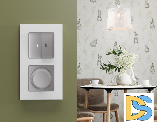 Рамка двухместная Ambrella Volt Qubi AF250122