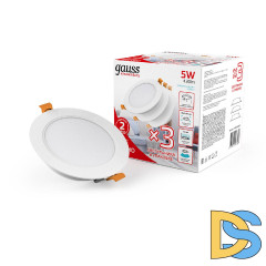 Встраиваемый светильник Gauss Downlight 9100420205T