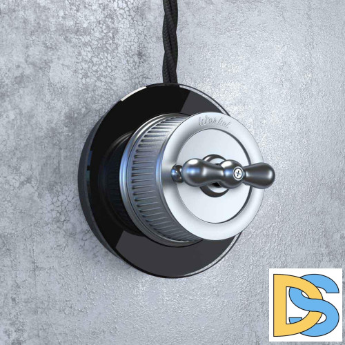 Рамка на 1 пост черная Werkel W0015108 4690389166426