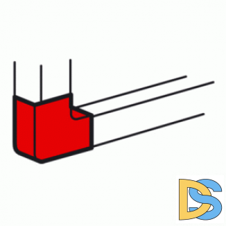 Угол плоский 160x50мм Legrand METRA 638093