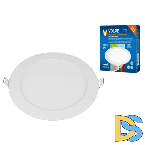 Встраиваемый светодиодный светильник Volpe ULM-Q236 12W/4000K WHITE UL-00004662