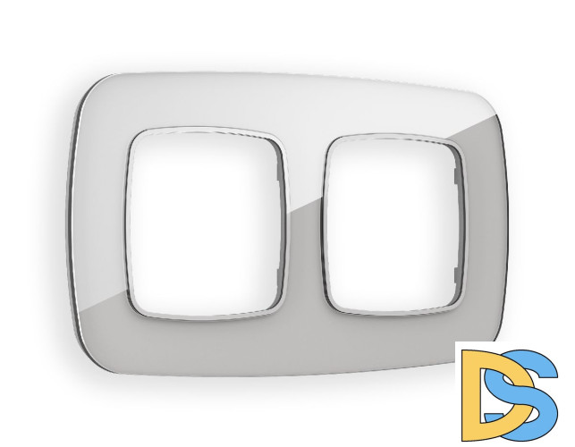 Рамка двухместная Ambrella Volt Radian OF320402