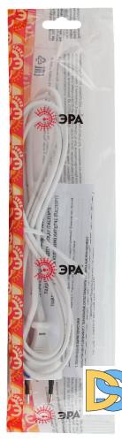 Шнур для бра Эра UX-ШВВП-1,8m-W Б0044069