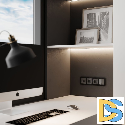 Розетка Ethernet RJ-45 Werkel 4690389197543 W1181044 a064095