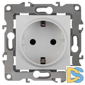 Розетка 2P+E Schuko Эра 12-2001-01 Б0014681