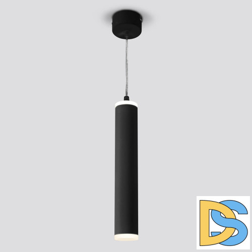 Подвесной светодиодный светильник Elektrostandard DLR035 12W 4200K черный матовый 4690389135811