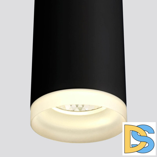 Подвесной светодиодный светильник Elektrostandard DLR035 12W 4200K черный матовый 4690389135811