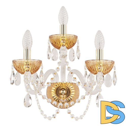 Бра Bohemia Ivele Crystal 5402B/2+1/165 G Amber/M-1G