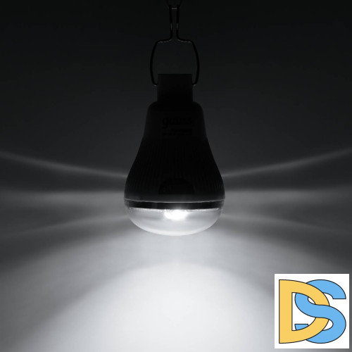 Лампа светодиодная Gauss с солнечной панелью 3W 4000K матовая 902102203