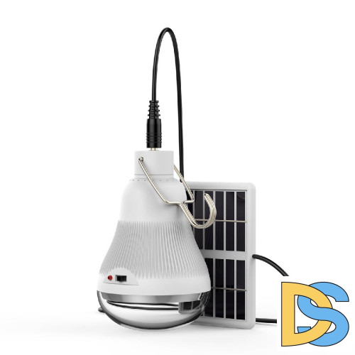 Лампа светодиодная Gauss с солнечной панелью 3W 4000K матовая 902102203