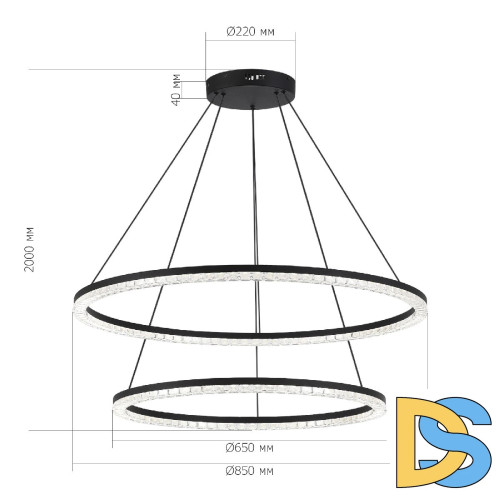 Подвесной светильник ST Luce Euclidics SL1018.403.02