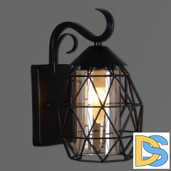 Уличный настенный светильник Reluce 08282-9.2-001U BK