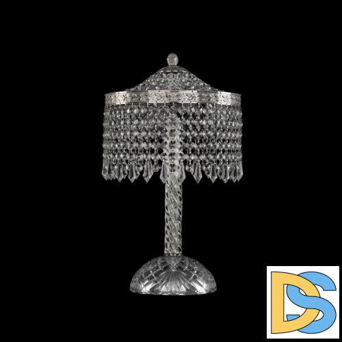Настольная лампа Bohemia Ivele Crystal 19201L4/25IV Ni Drops