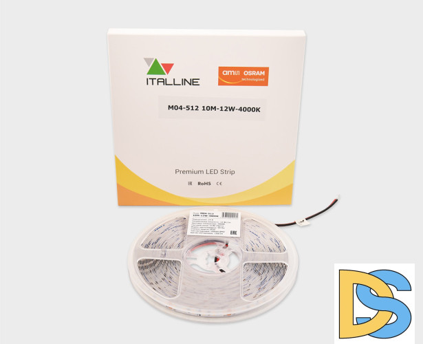 Светодиодная лента Italline M04-512 10M-12W-4000K
