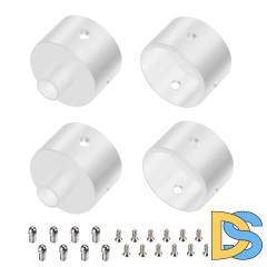 Заглушка Arlight WPH-FLEX-D22-360deg WHITE ALU с отверстием 049941