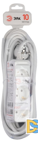 Удлинитель электрический Эра U-3e-10m-3x1,5 Б0044035