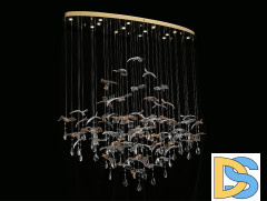 Потолочная люстра Newport Verona 8220/140 С oval gold polished М0070751