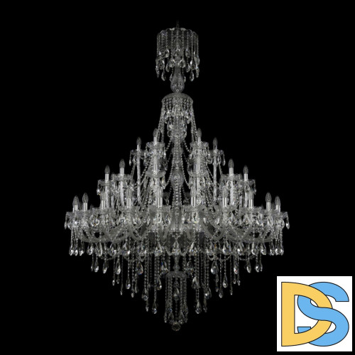 Подвесная люстра Bohemia Ivele Crystal 1415/24+12+6/530/XL-210 Ni