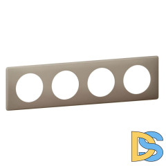 Рамка 4-постовая Legrand Celiane грэй перкаль 066724