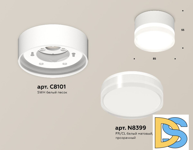 Накладной светильник Ambrella Light Techno spot (C8101, N8399) XS8101023