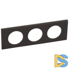 Рамка 3-постовая Legrand Celiane венге 069203