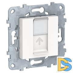 Розетка компьютерная RJ45 Schneider Electric Unica New Cat. 6 UTP NU541518