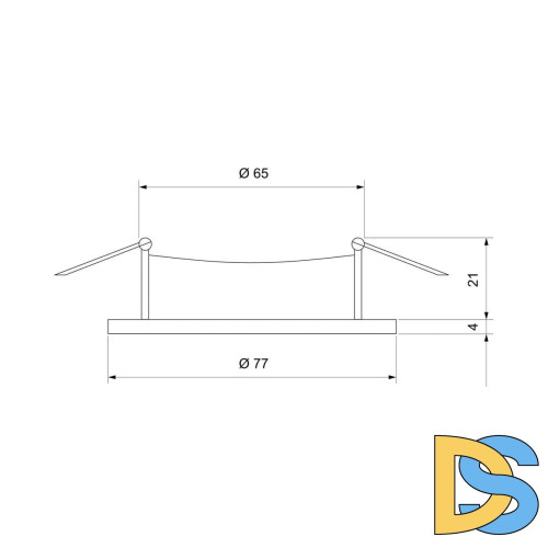 Встраиваемый светильник Elektrostandard 110 MR16 черный 4690389168673
