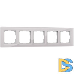 Рамка на 5 постов Werkel Favorit (дымчатый,стекло) W0051117