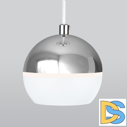 Подвесной светодиодный светильник Elektrostandard DLS023 9W 4200K белый/хром 4690389149139