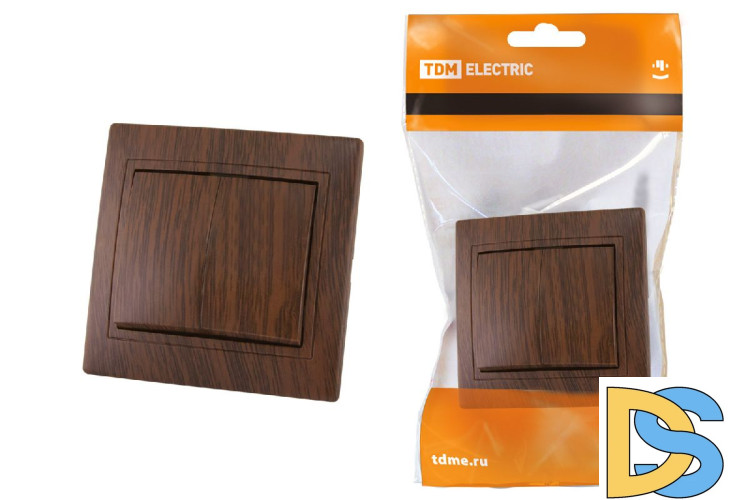 Выключатель двухклавишный Таймыр TDM Electric SQ1814-0302