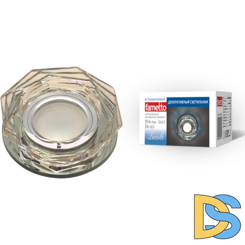 Встраиваемый светильник Fametto Luciole DLS-L122 GU5.3 BRONZE/CLEAR UL-00000370