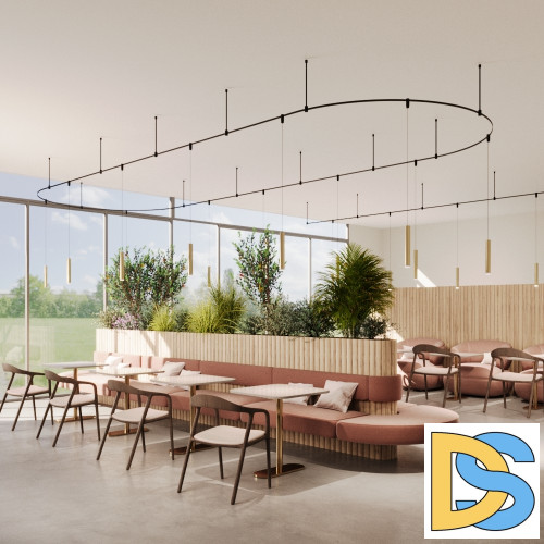 Трековый магнитный светильник Maytoni Skim TR210-1-5W3K-M-BBS