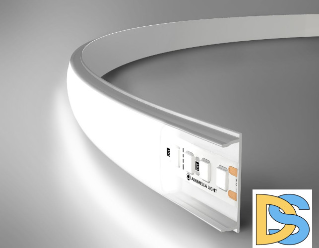 Алюминиевый накладной профиль Ambrella Light Alum Profile GP1600WH