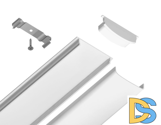 Алюминиевый накладной профиль Ambrella Light Alum Profile GP1600WH