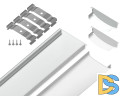 Алюминиевый накладной профиль Ambrella Light Alum Profile GP1600WH