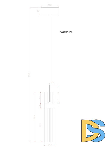 Подвесной светильник Arte Lamp Misty A2950SP-5PB