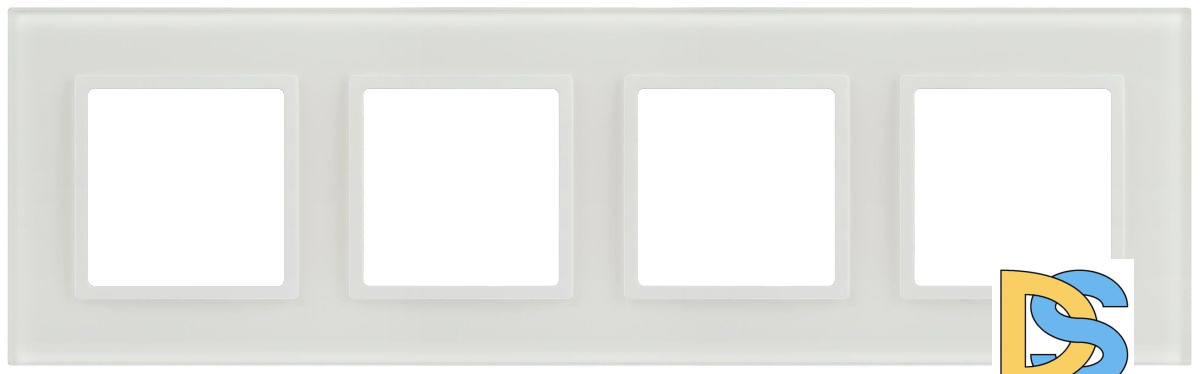 Рамка на 4 поста Эра Elegance 14-5104-01М Б0065838