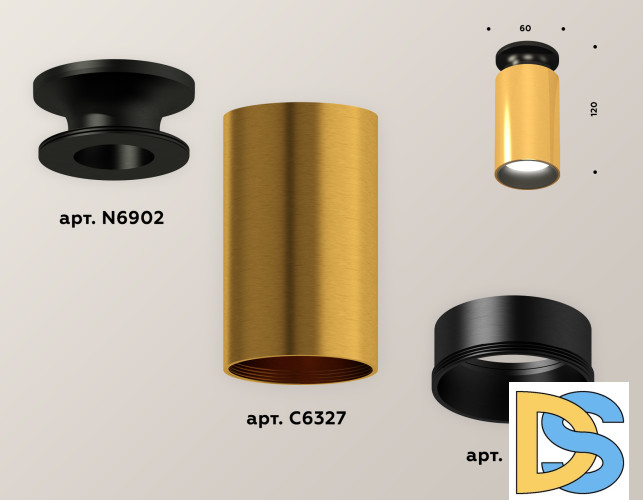 Потолочный светильник Ambrella Light Techno Spot XS6327101 (N6902, C6327, N6111)