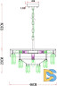 Подвесная люстра Arte Lamp Diadem A1002LM-6CC