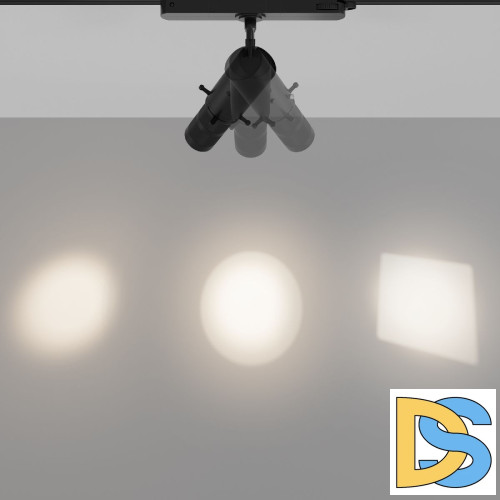 Трековый трехфазный светильник Maytoni Gala TR108-3-10W4K-B