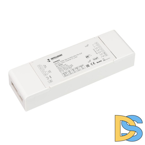 Диммер Arlight SMART-PWM-105-72-RGB-MIX-PD-SUF (12-48V, 5x6A, TUYA Wi-Fi, 2.4G) 037265
