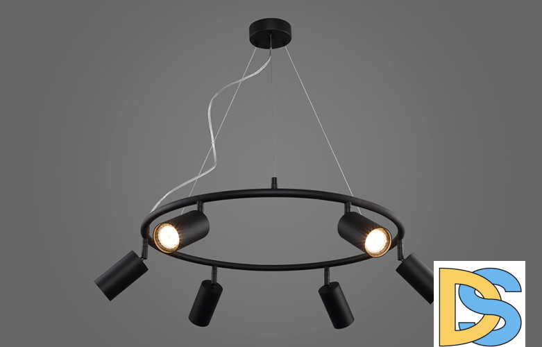 Подвесная люстра Crystal Lux CLT 015C6 D600 BL