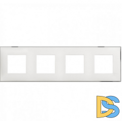 Рамка 4-я Белый/Хром Btichino Classia